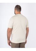 T-shirt Thompson grande taille beige