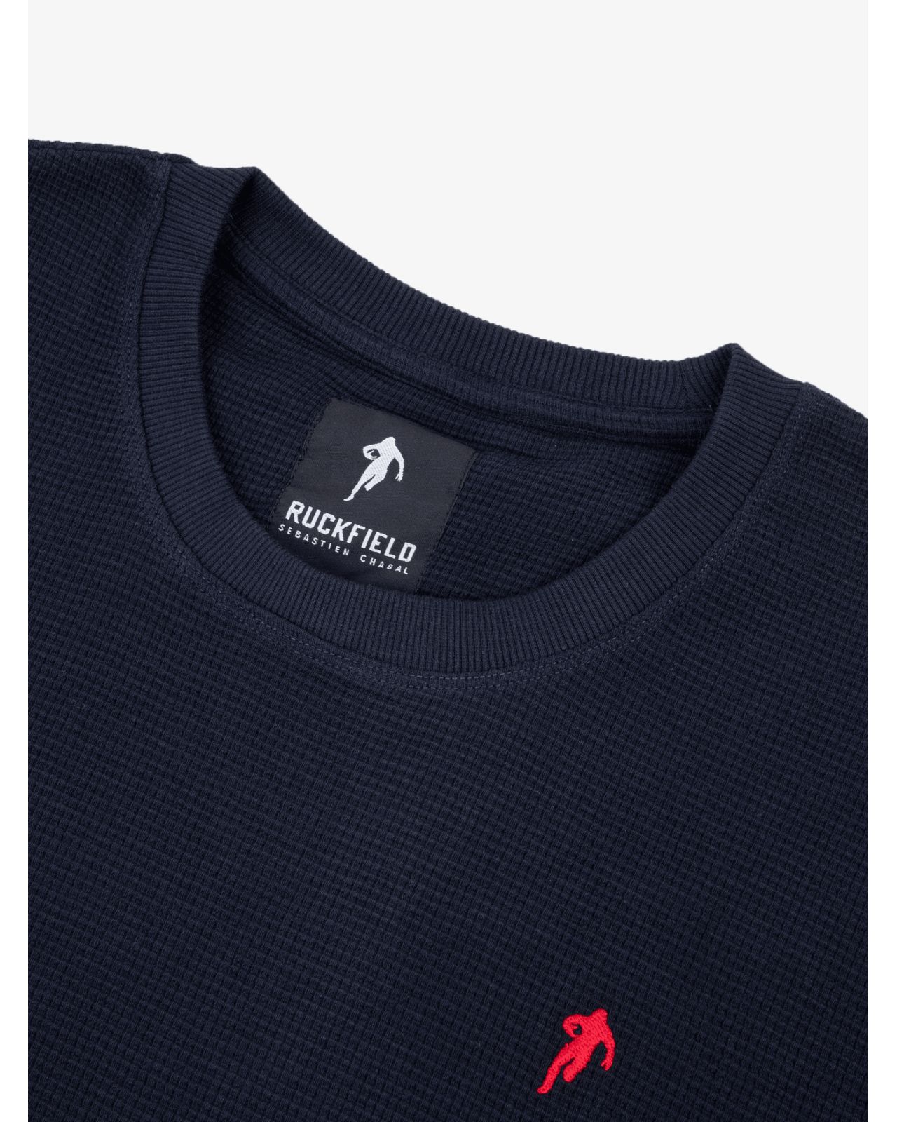 T-shirt nid d\'abeille grande taille bleu marine