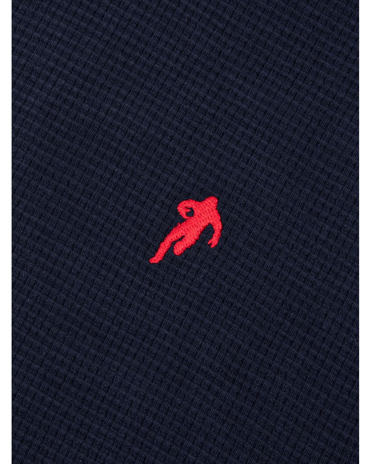 T-shirt nid d\'abeille grande taille bleu marine