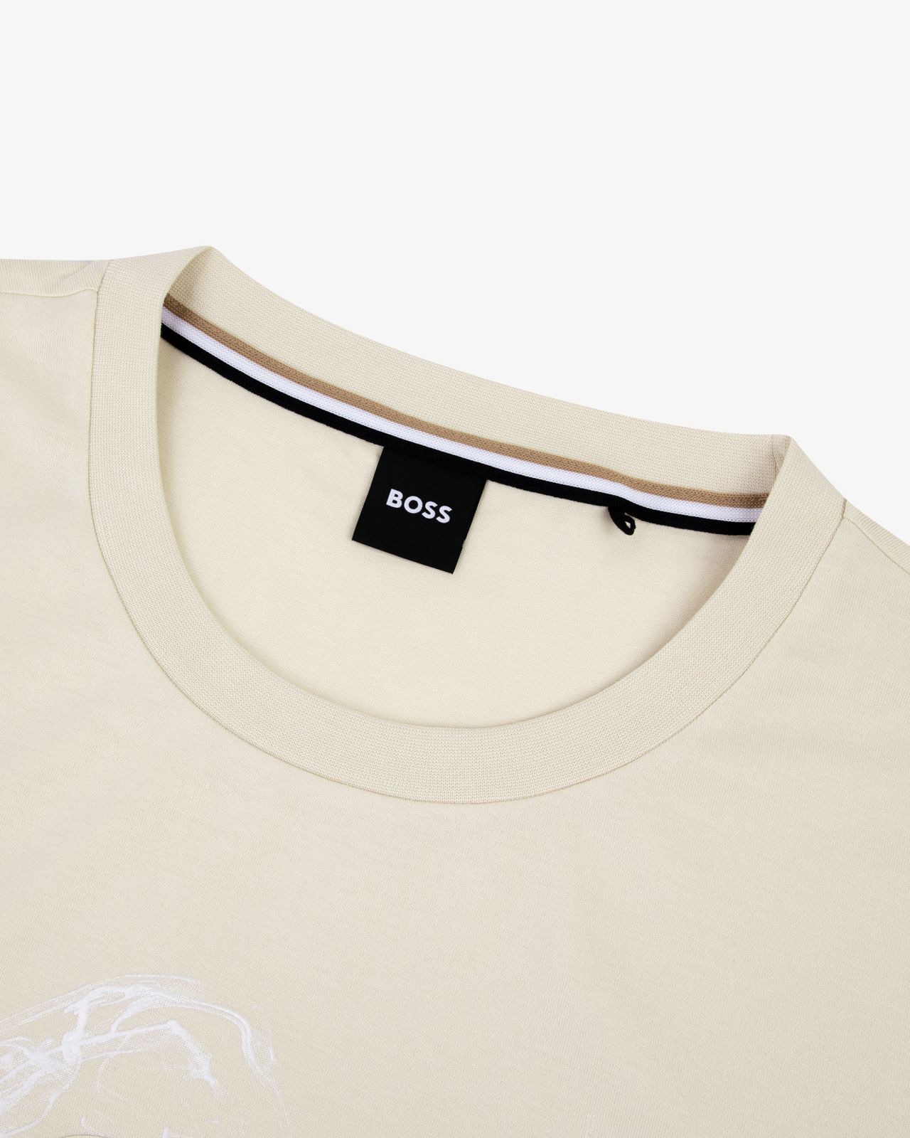 T-shirt Thompson grande taille beige