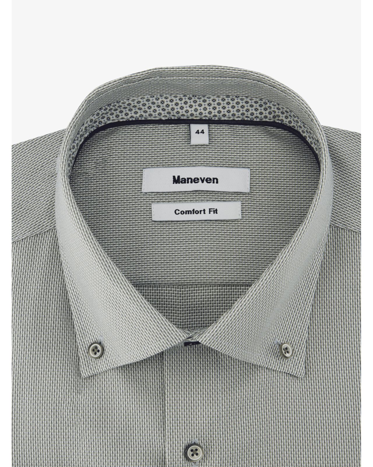 Chemise dobby non iron grande taille vert