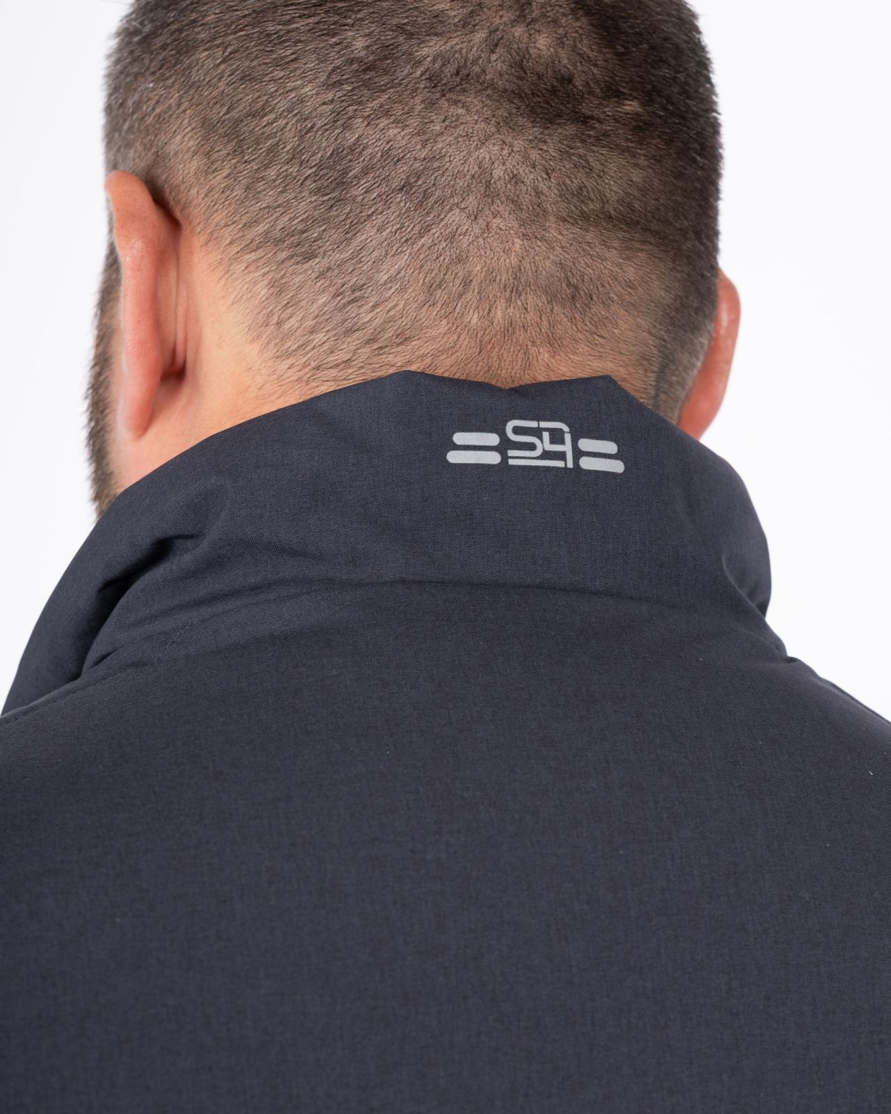 Doudoune mate sans manches grande taille bleu marine