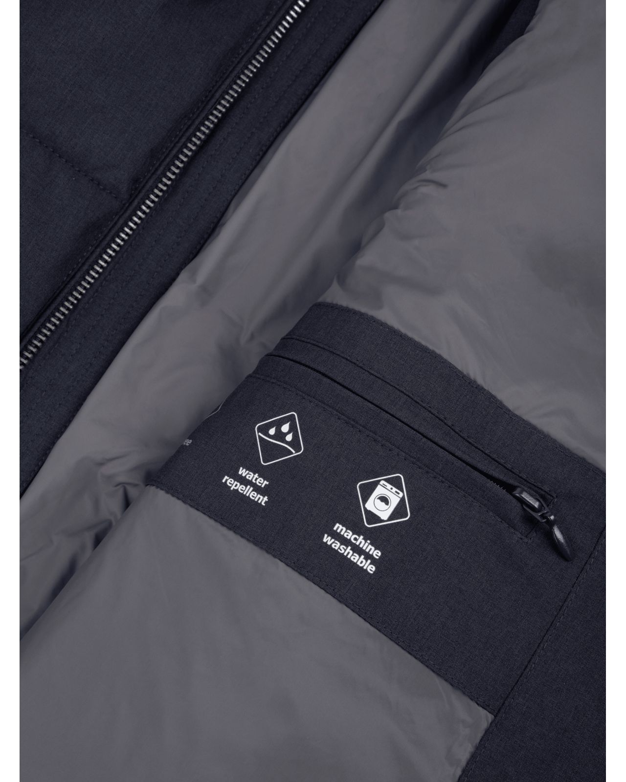 Doudoune mate sans manches grande taille bleu marine