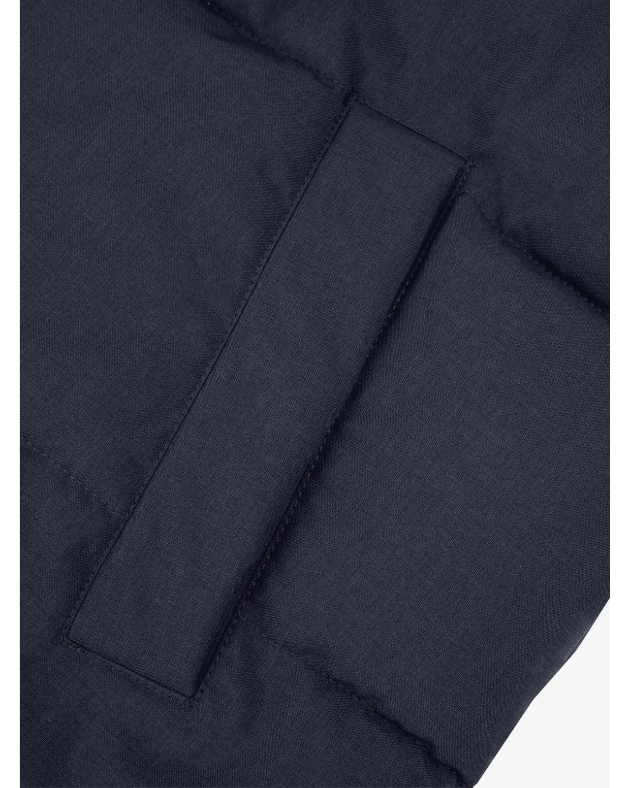 Doudoune mate sans manches grande taille bleu marine