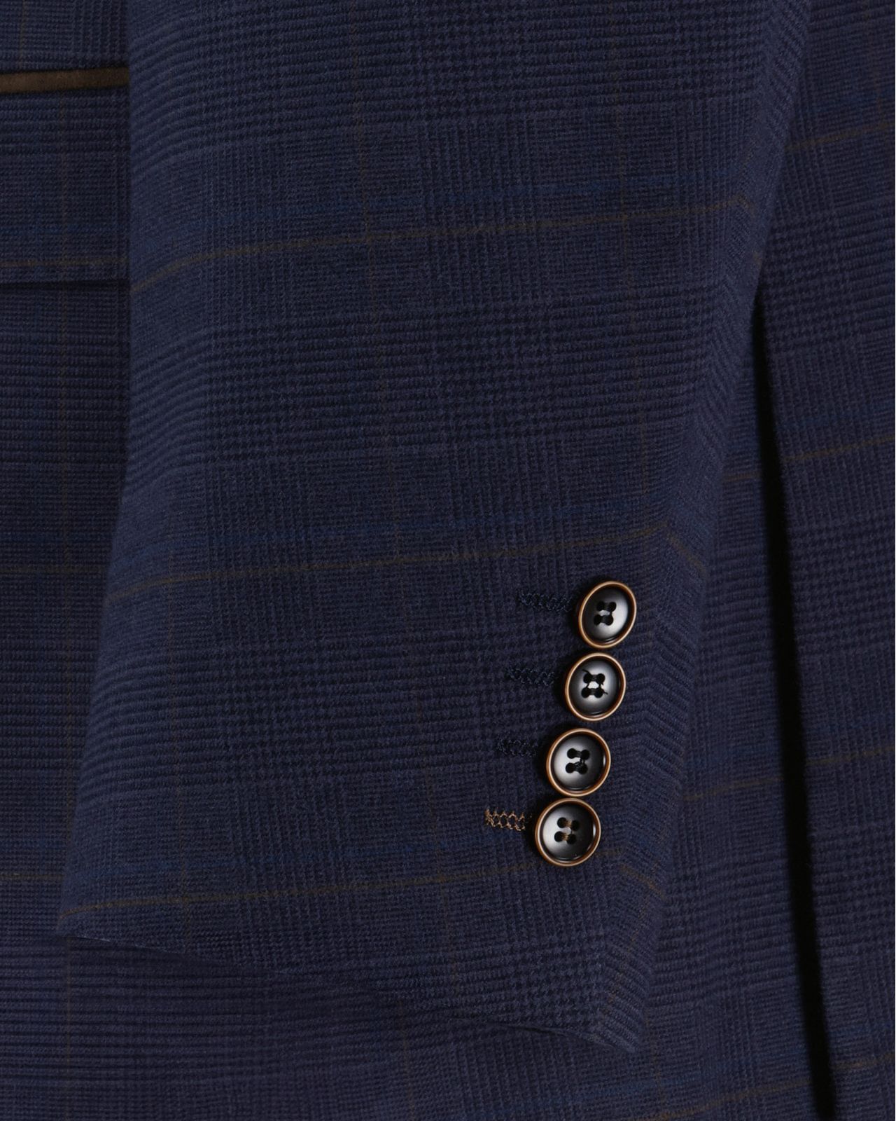 Veste Prince de Galles grande taille bleu marine