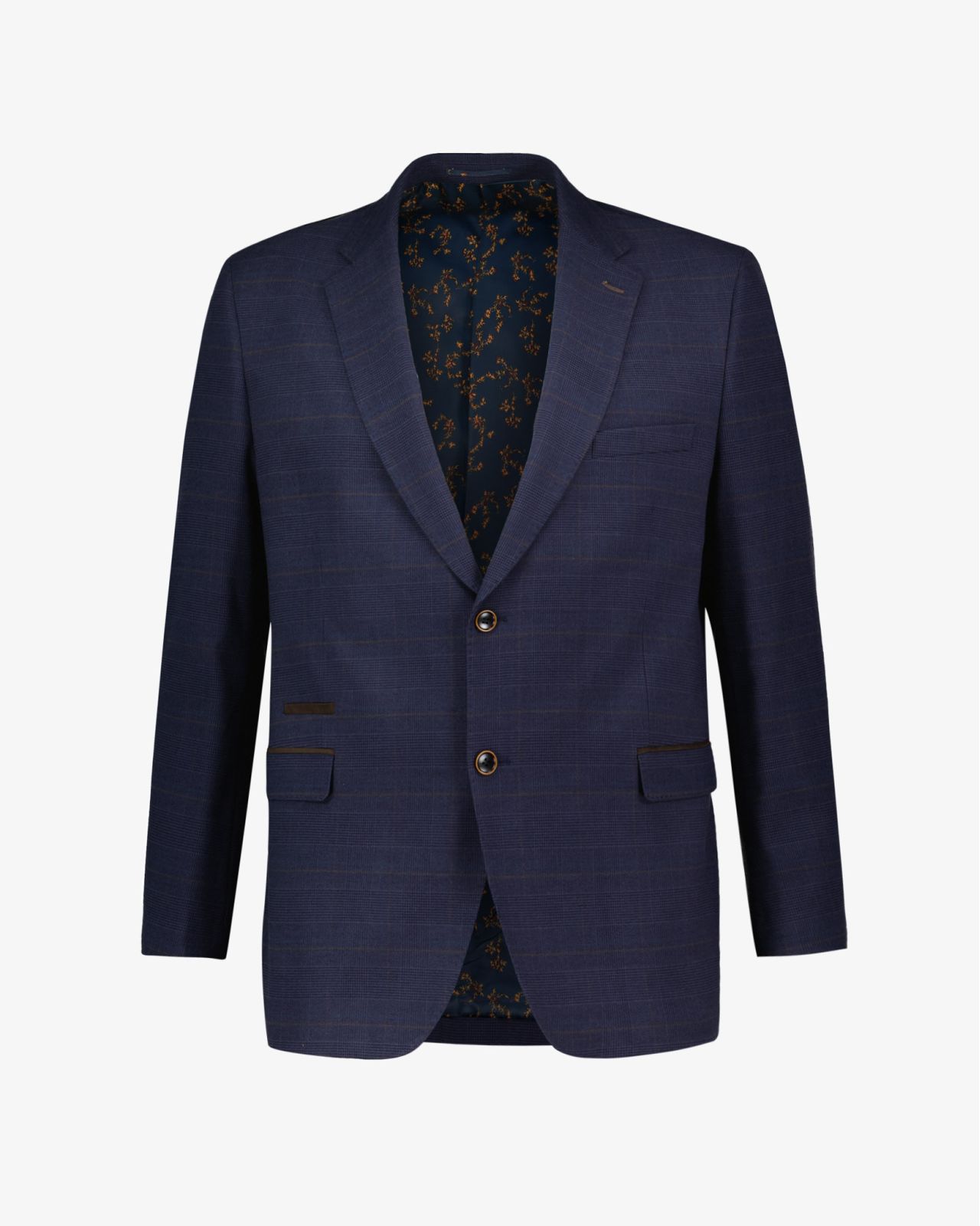 Veste Prince de Galles grande taille bleu marine