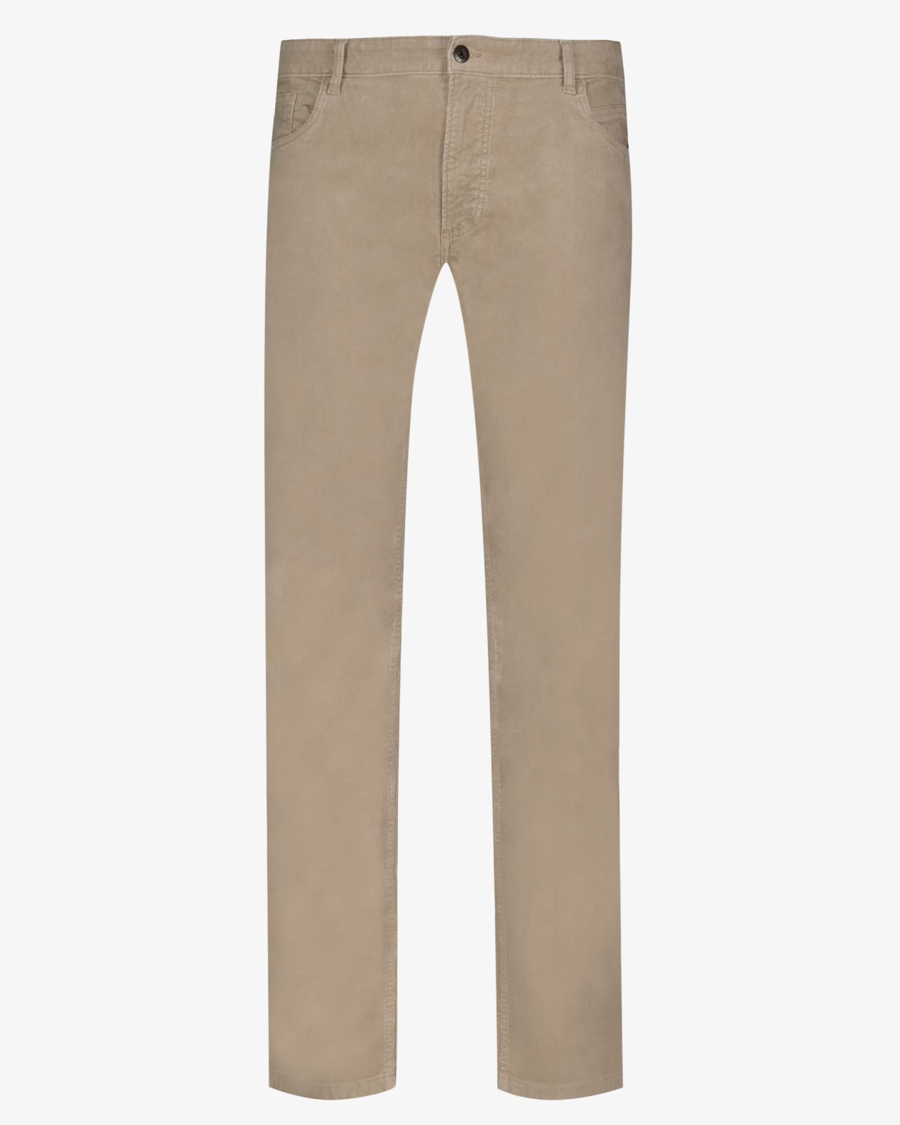 Pantalon en velours grande taille beige