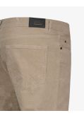 Pantalon en velours grande taille beige