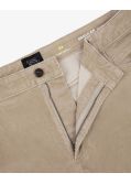 Pantalon en velours grande taille beige