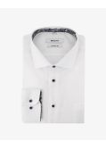 Chemise piqué non iron grande taille blanc
