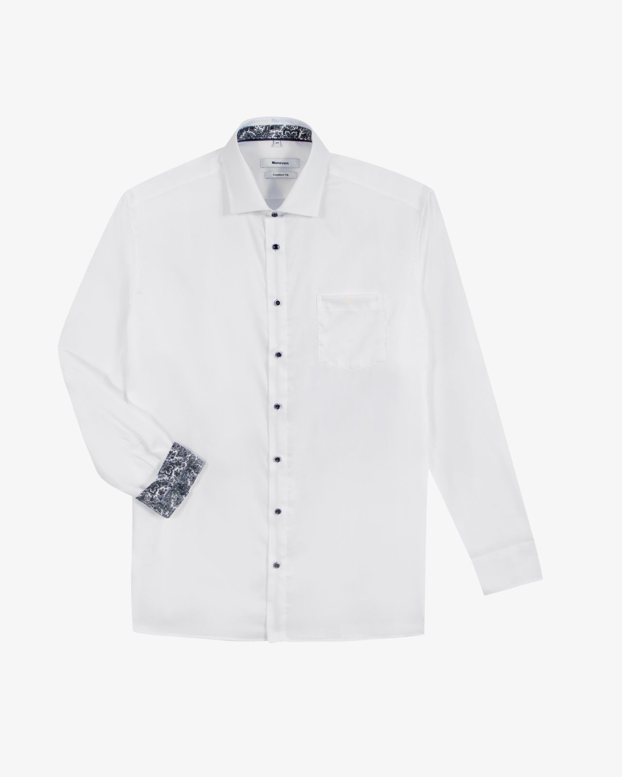 Chemise piqué non iron grande taille blanc