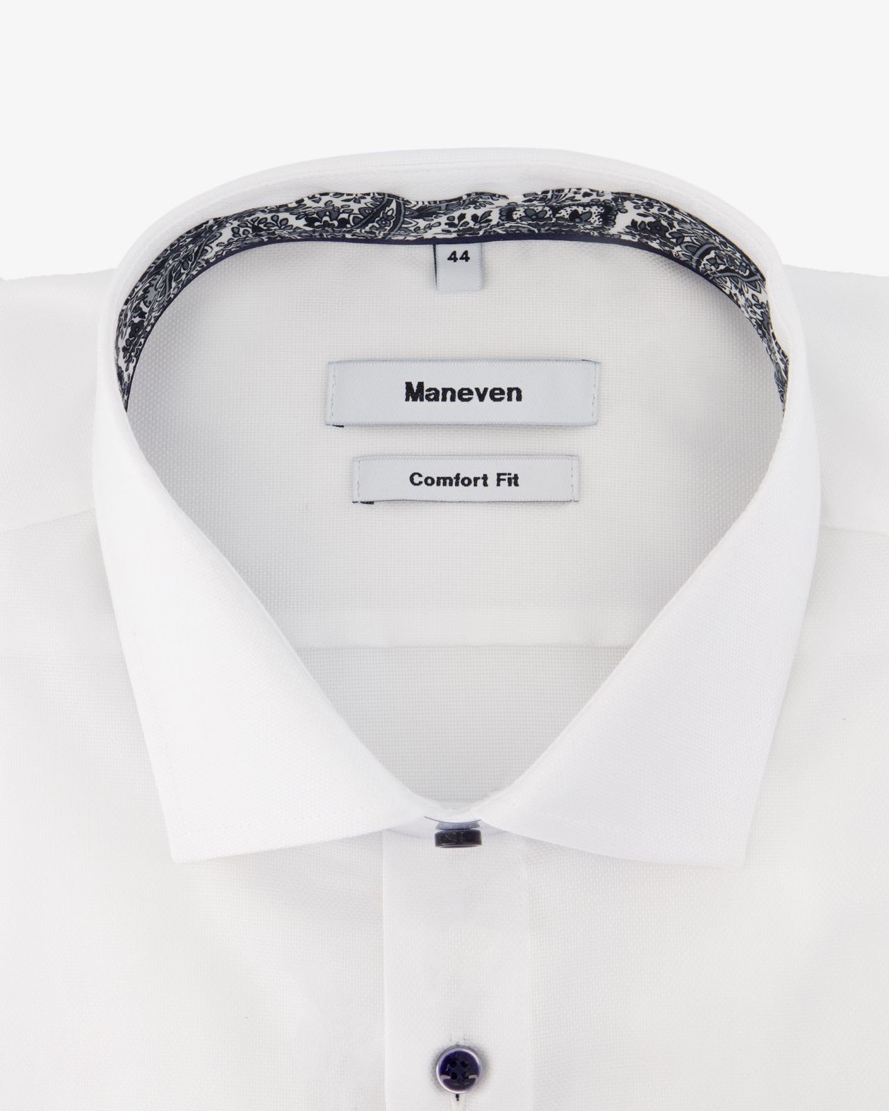 Chemise piqué non iron grande taille blanc