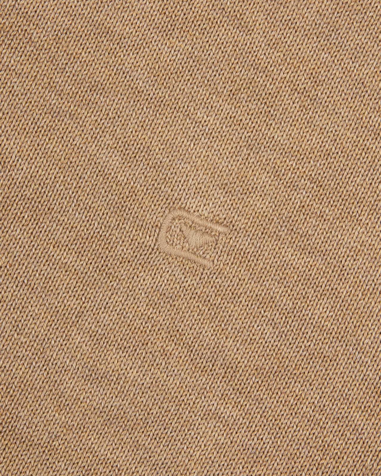 Pull demi zippé grande taille marron