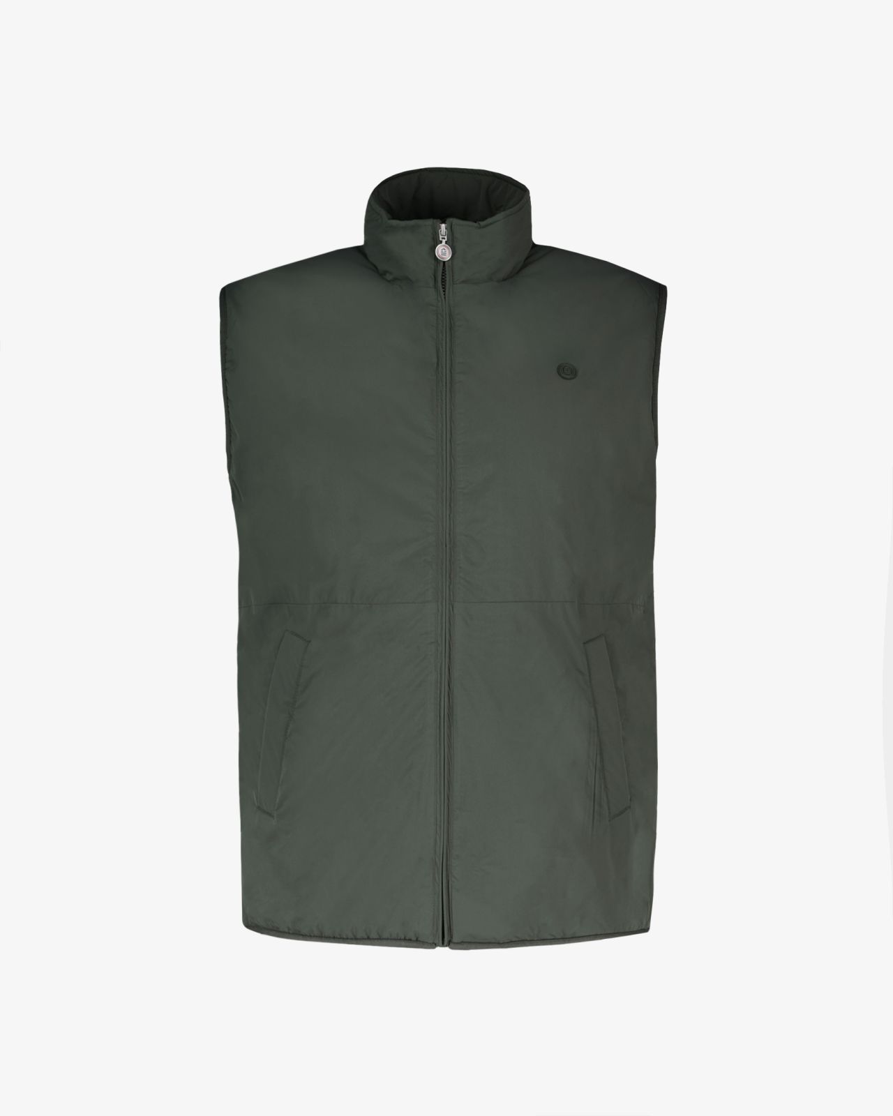 Doudoune sans manches grande taille vert kaki