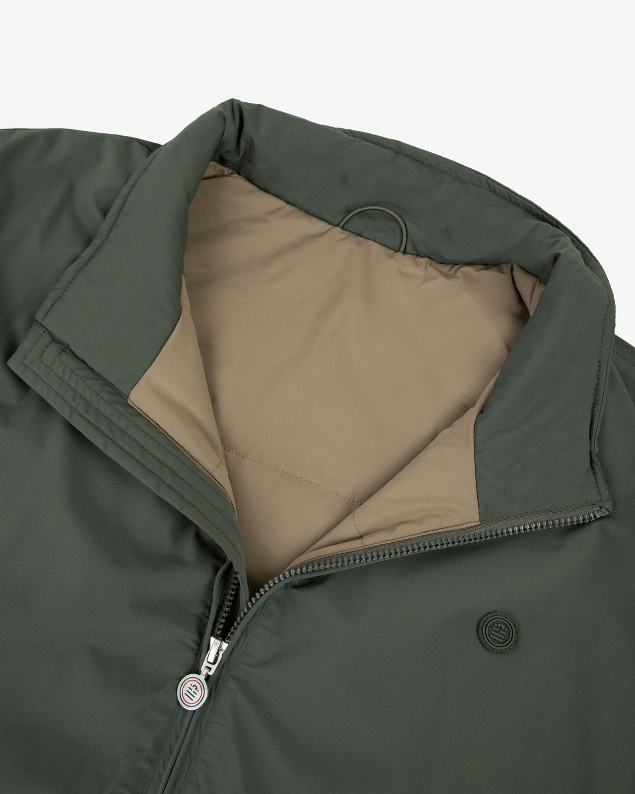 Doudoune sans manches grande taille vert kaki