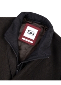 Manteau grande taille marron