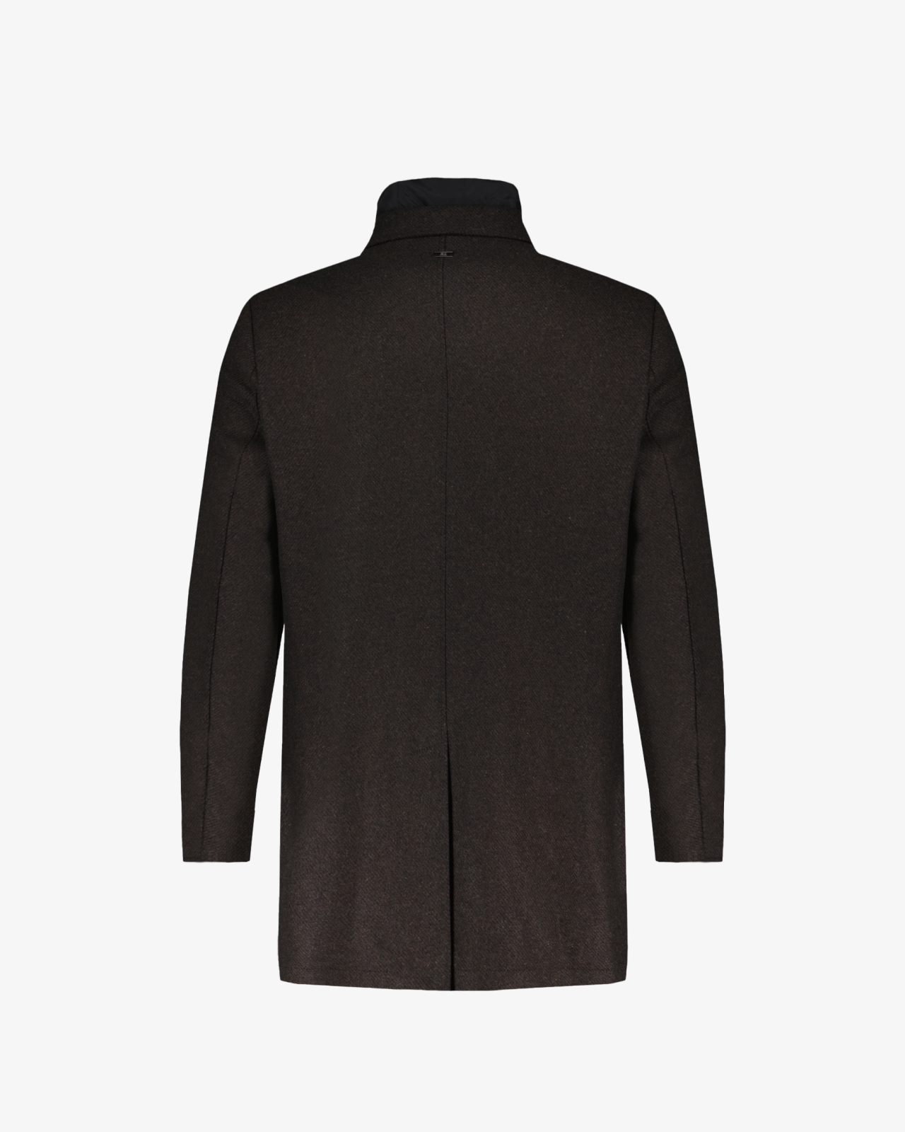 Manteau grande taille marron