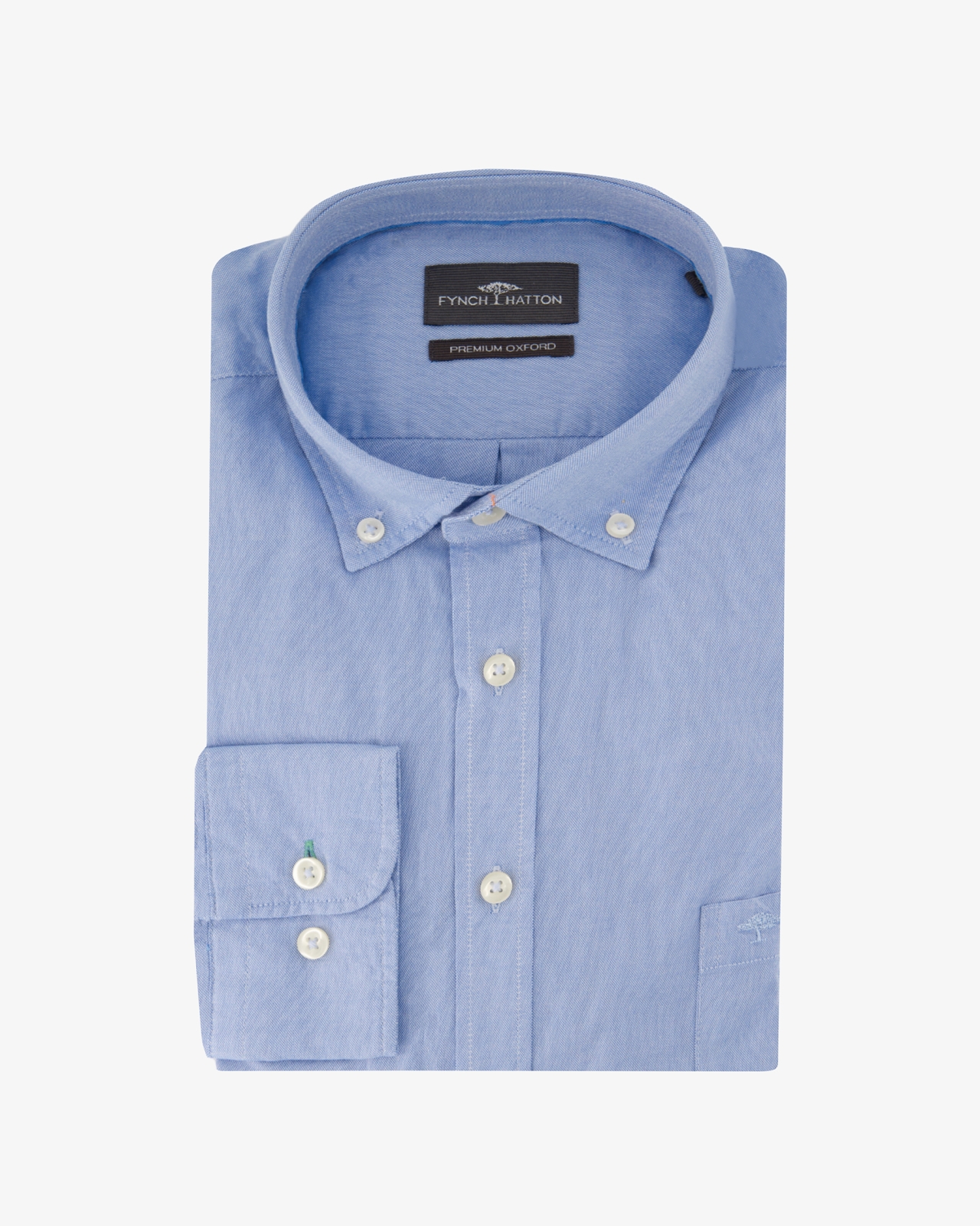 Chemise oxford grande taille bleu ciel