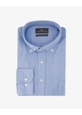 Chemise oxford grande taille bleu ciel