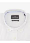 Chemise oxford grande taille blanc cassé
