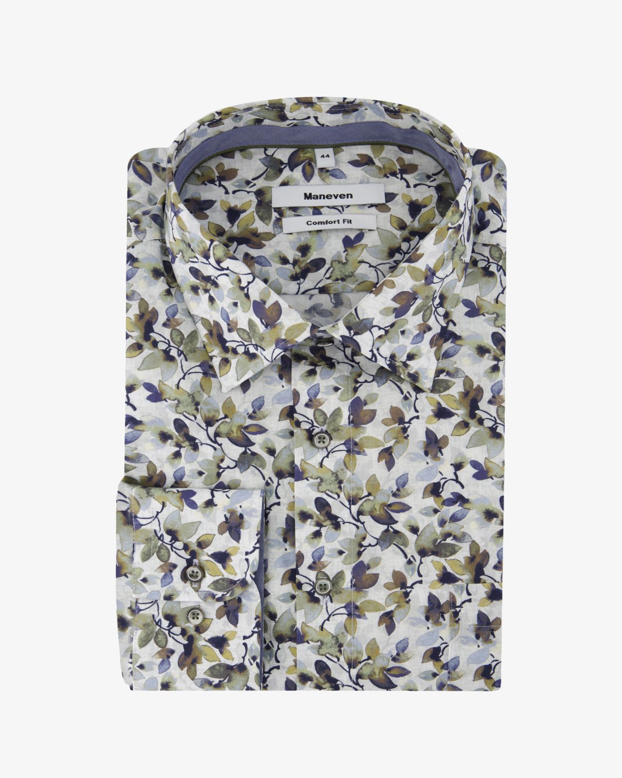 Chemise fantaisie facile à repasser grande taille vert