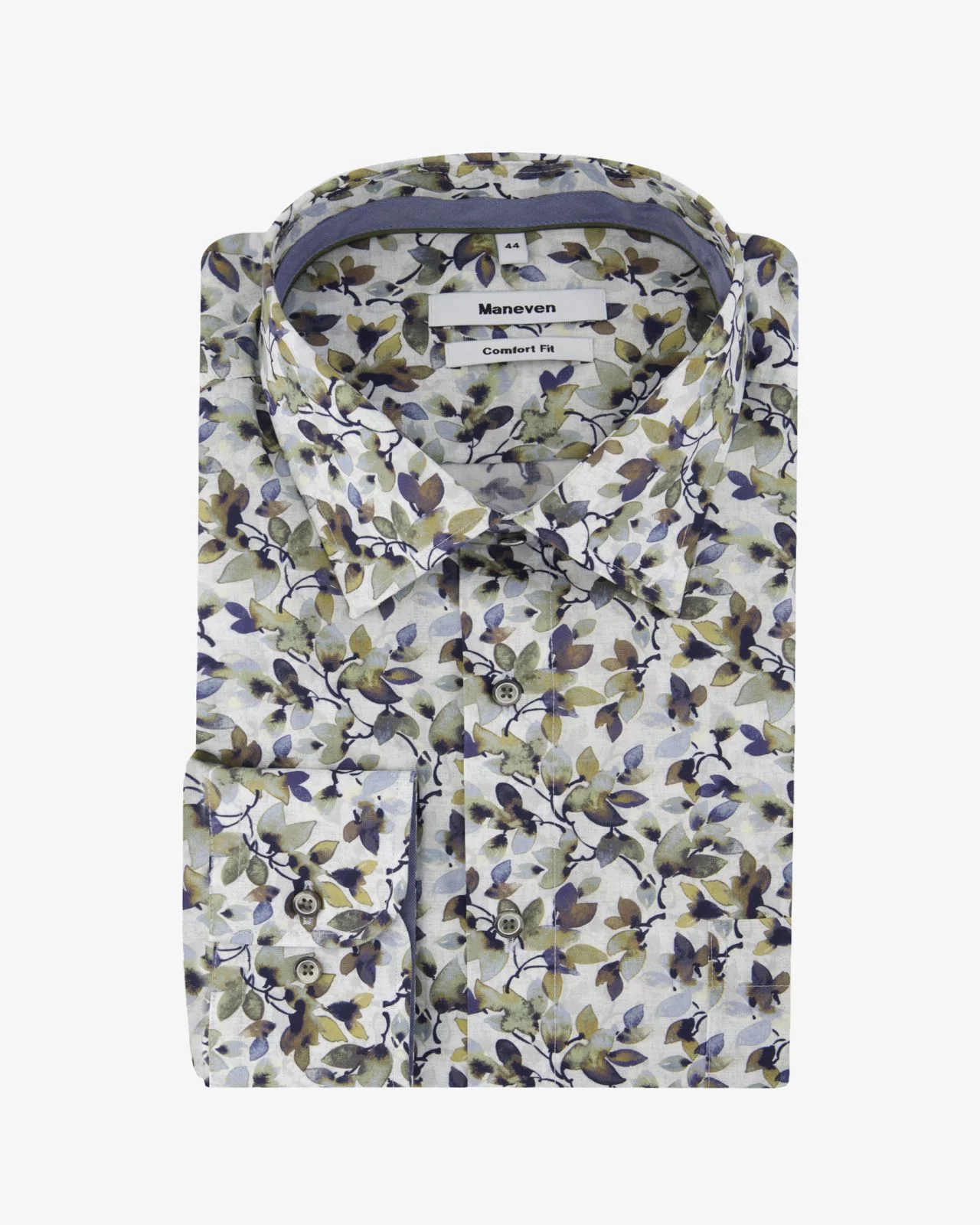 Chemise fantaisie facile à repasser grande taille vert