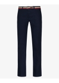 Pantalon chino avec ceinture grande taille bleu marine