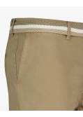 Pantalon chino avec ceinture grande taille beige