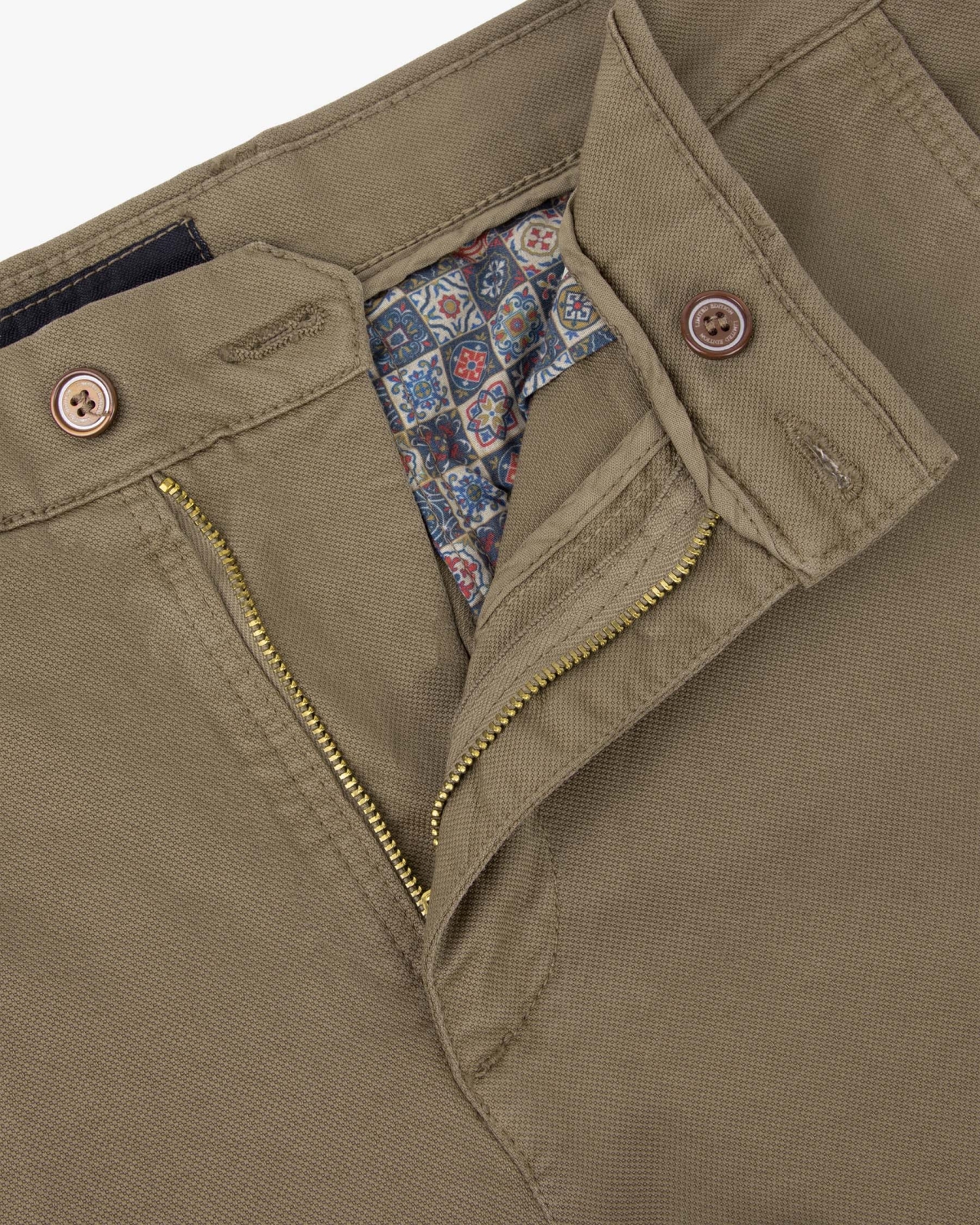 Pantalon chino pour homme grand marron