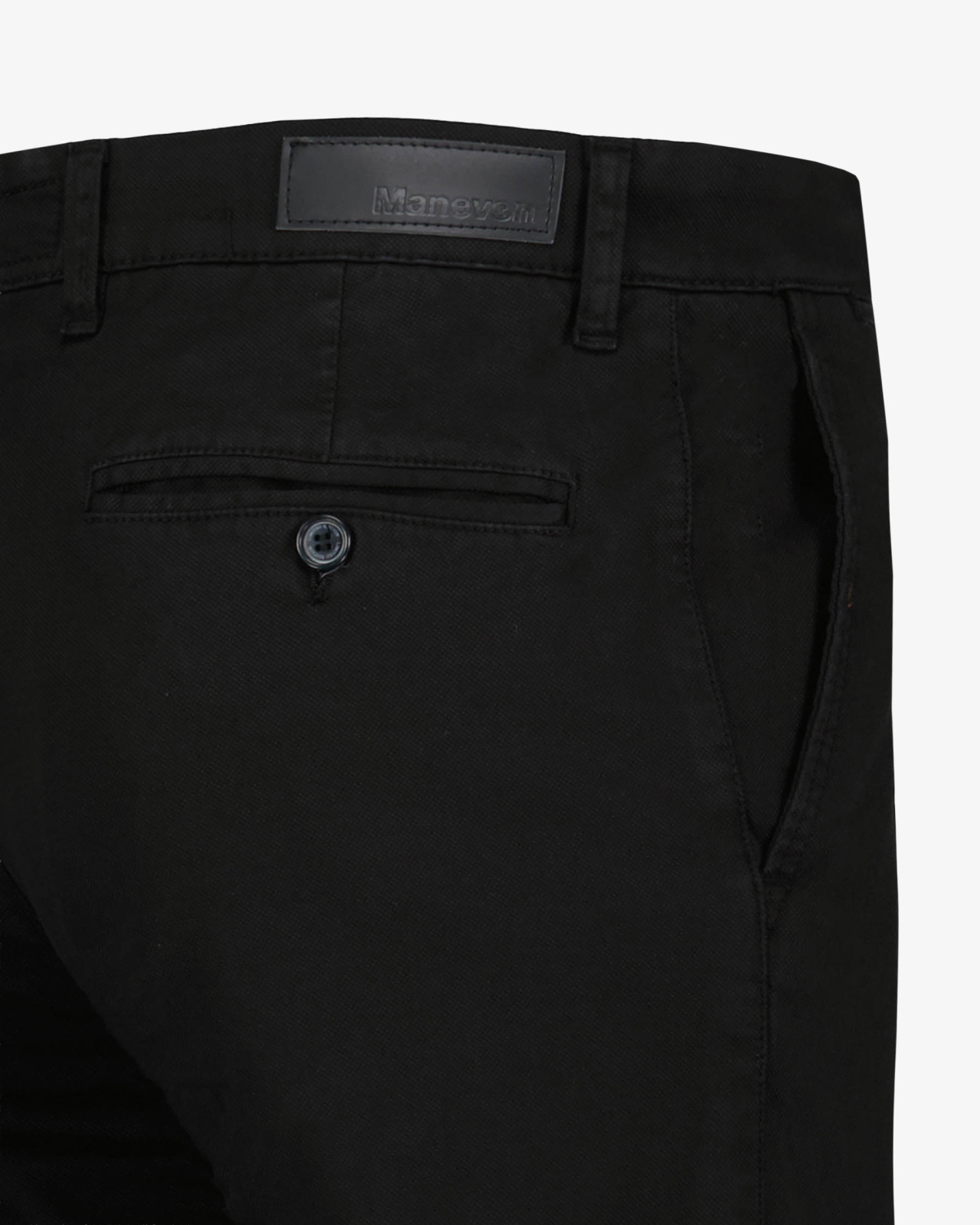 Pantalon chino pour homme grand noir