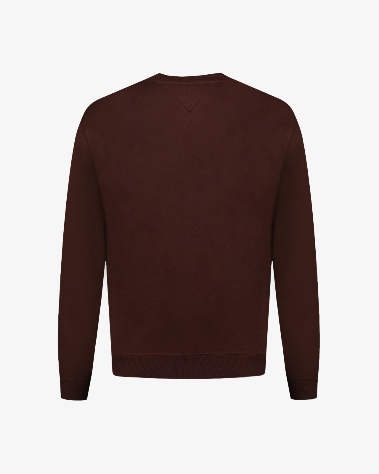 Sweat col rond grande taille marron