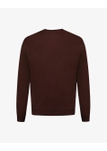 Sweat col rond grande taille marron