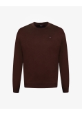 Sweat col rond grande taille marron