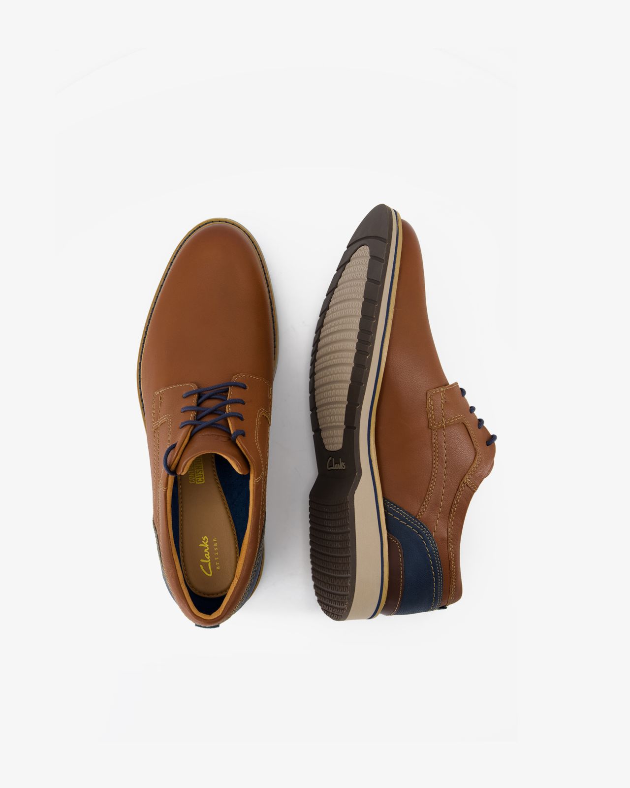Chaussures Monahan grande taille cognac