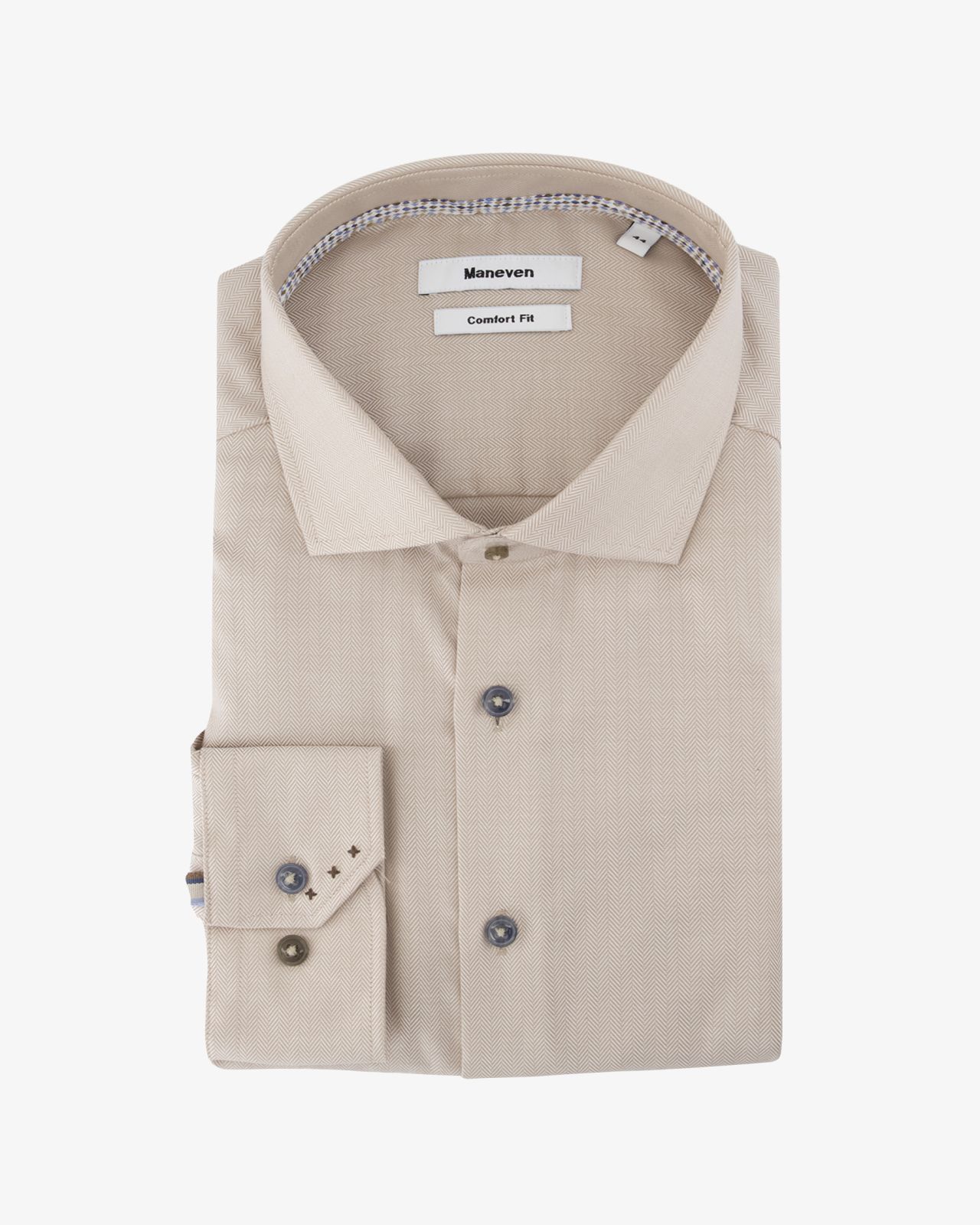 Chemise facile à repasser grande taille beige