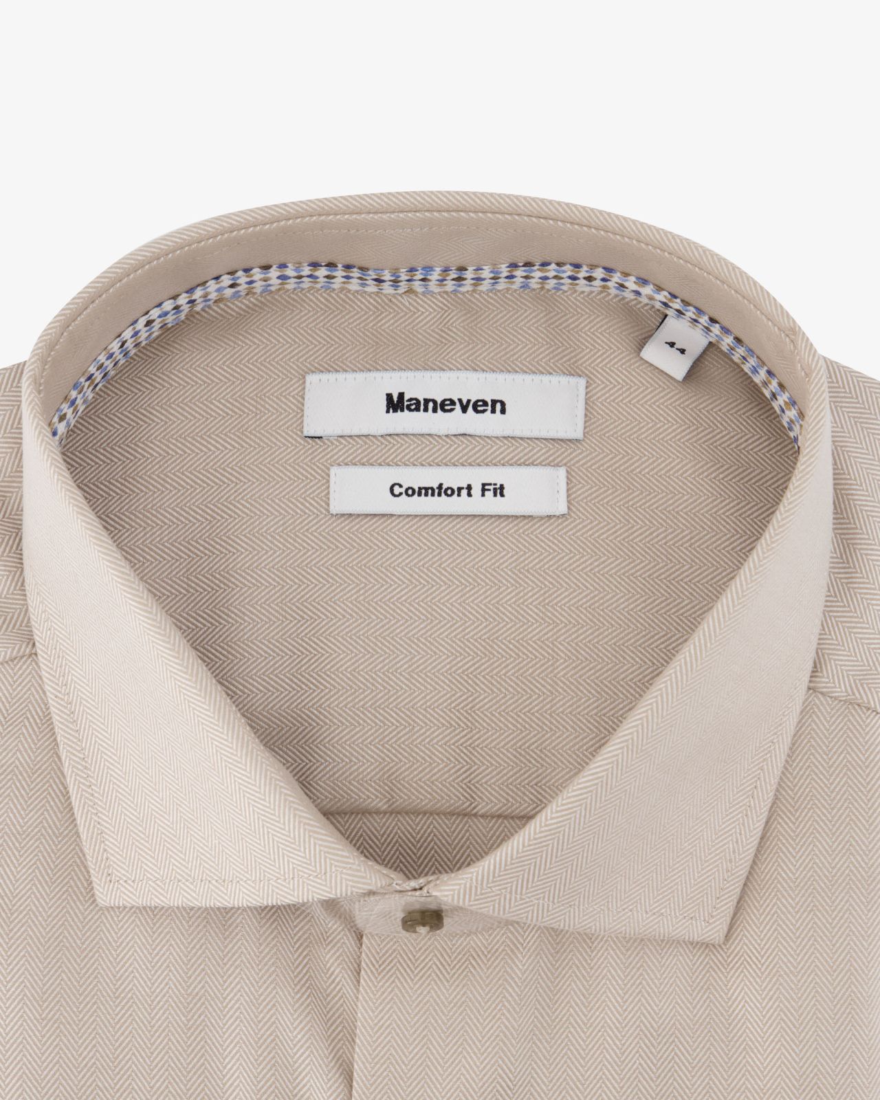 Chemise facile à repasser grande taille beige