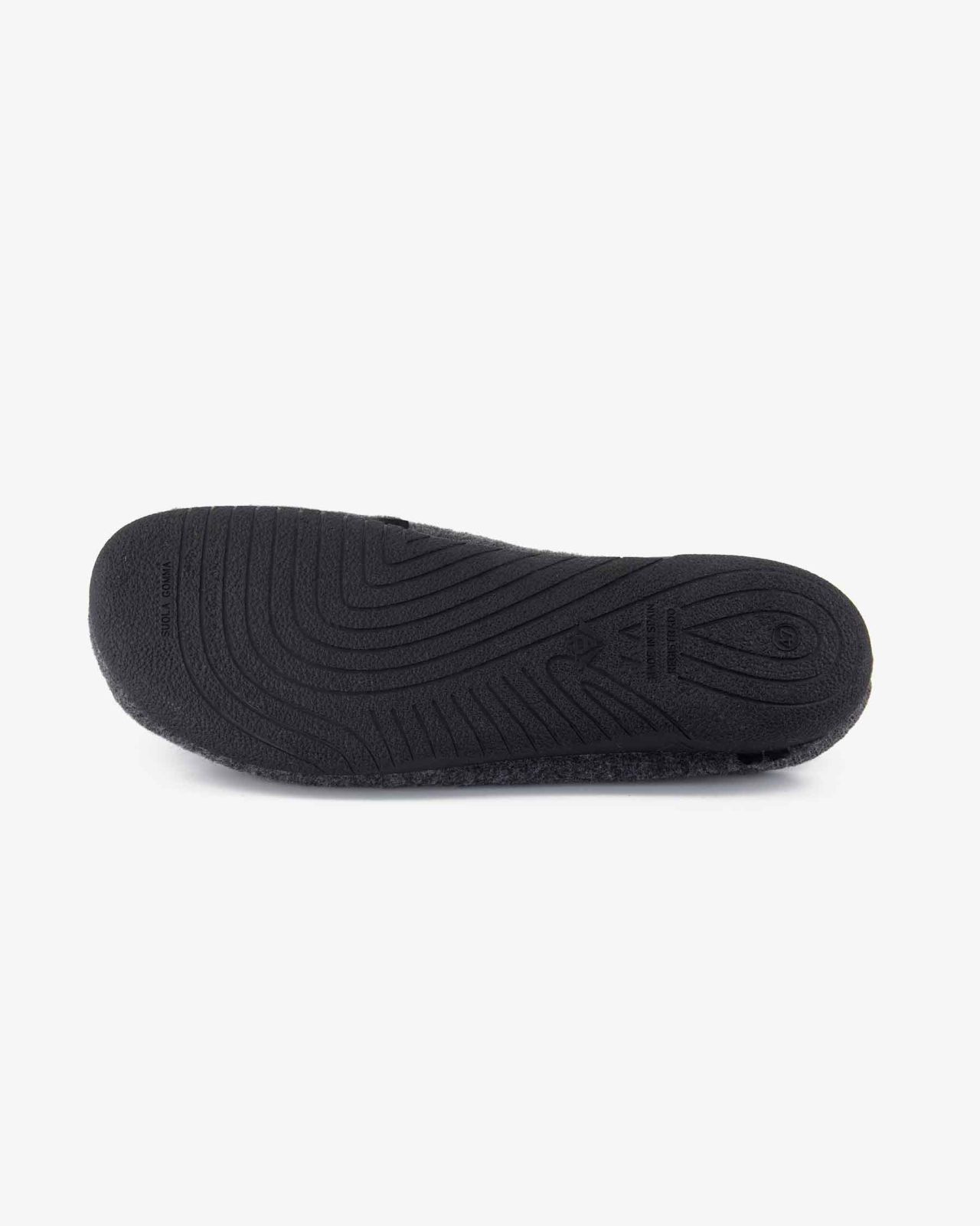 Chaussons matelassés grande taille noir