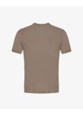 T-shirt grande taille marron