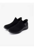 Sneakers slip-in grande taille noir