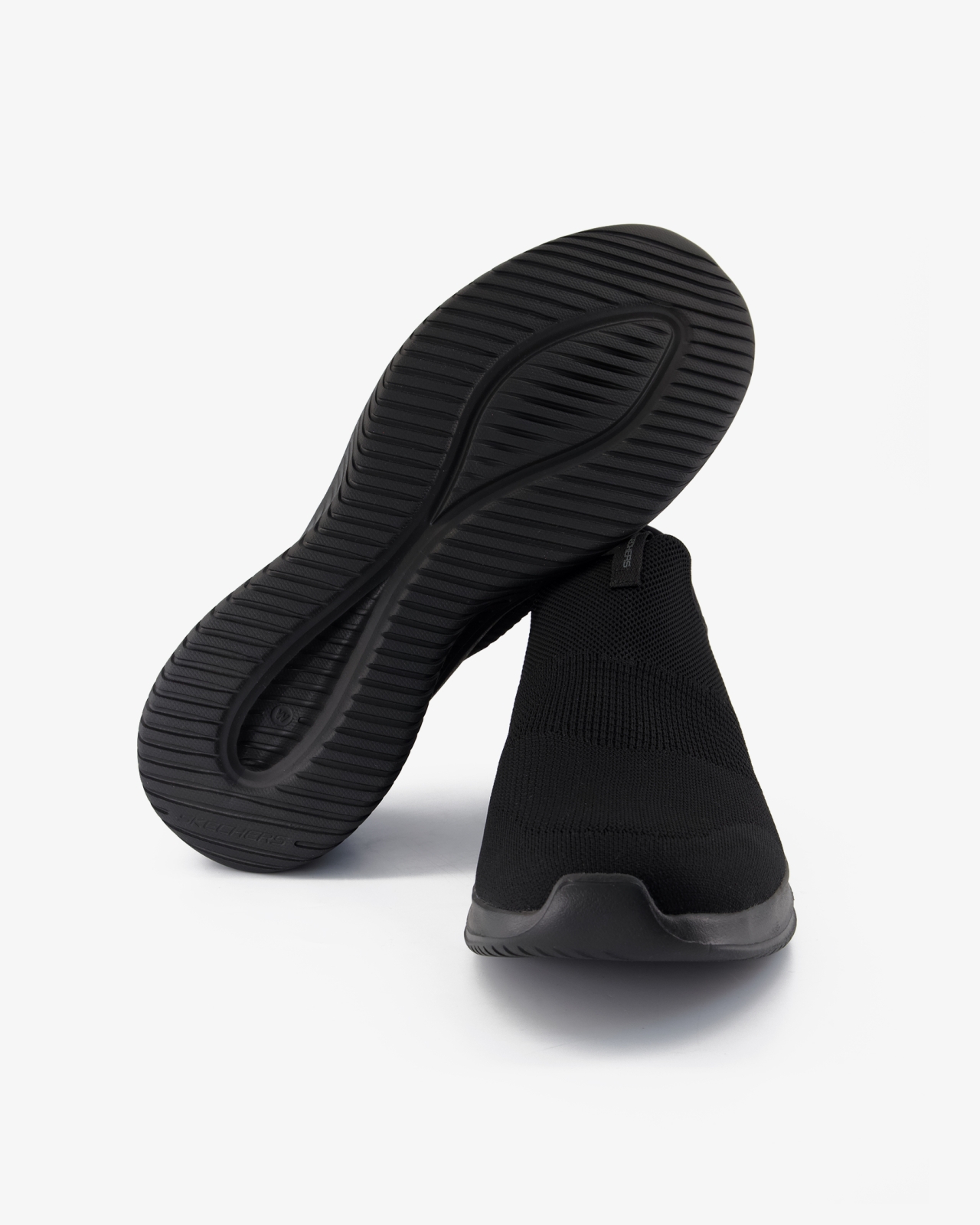 Sneakers slip-in grande taille noir