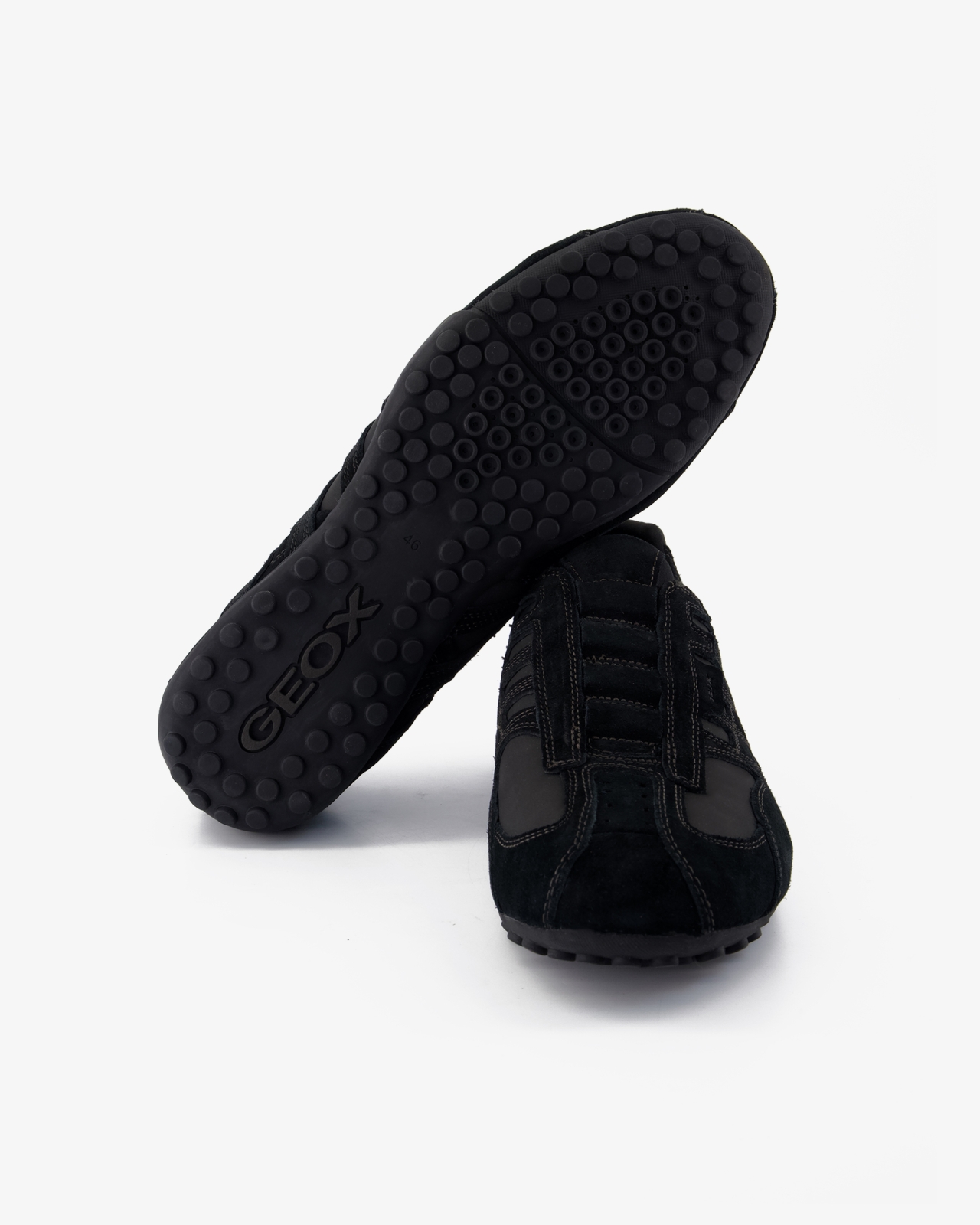 Chaussures Snake avec élastique grande taille noir