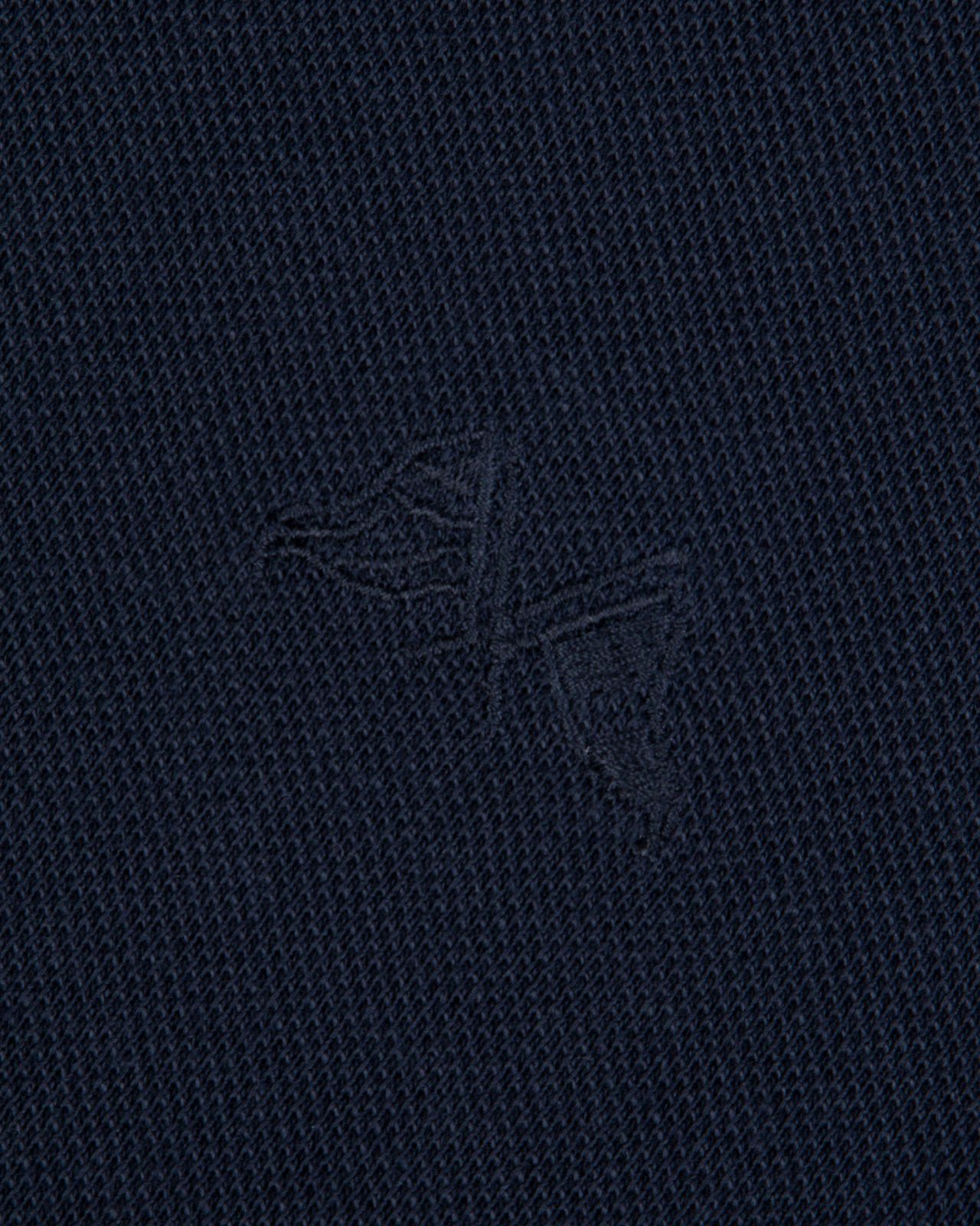 Polo piqué grande taille bleu marine