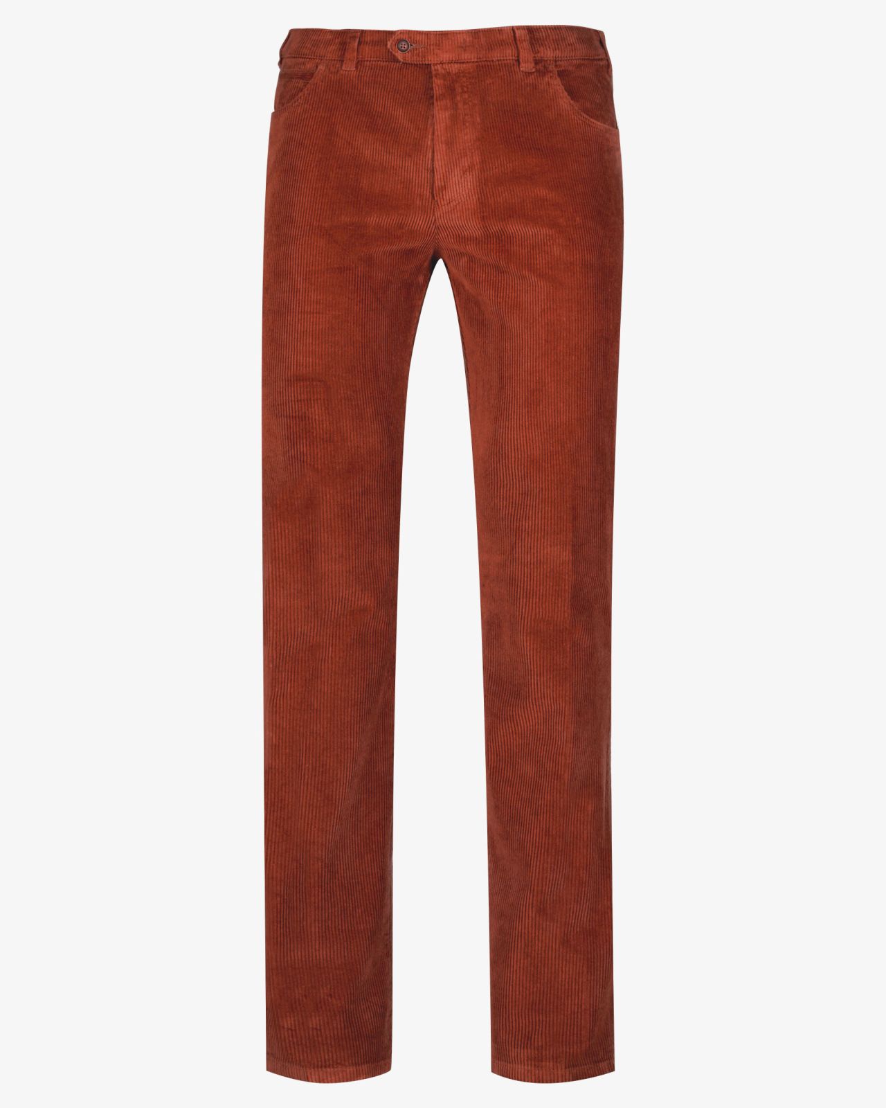 Pantalon chino grande taille en velours rouge