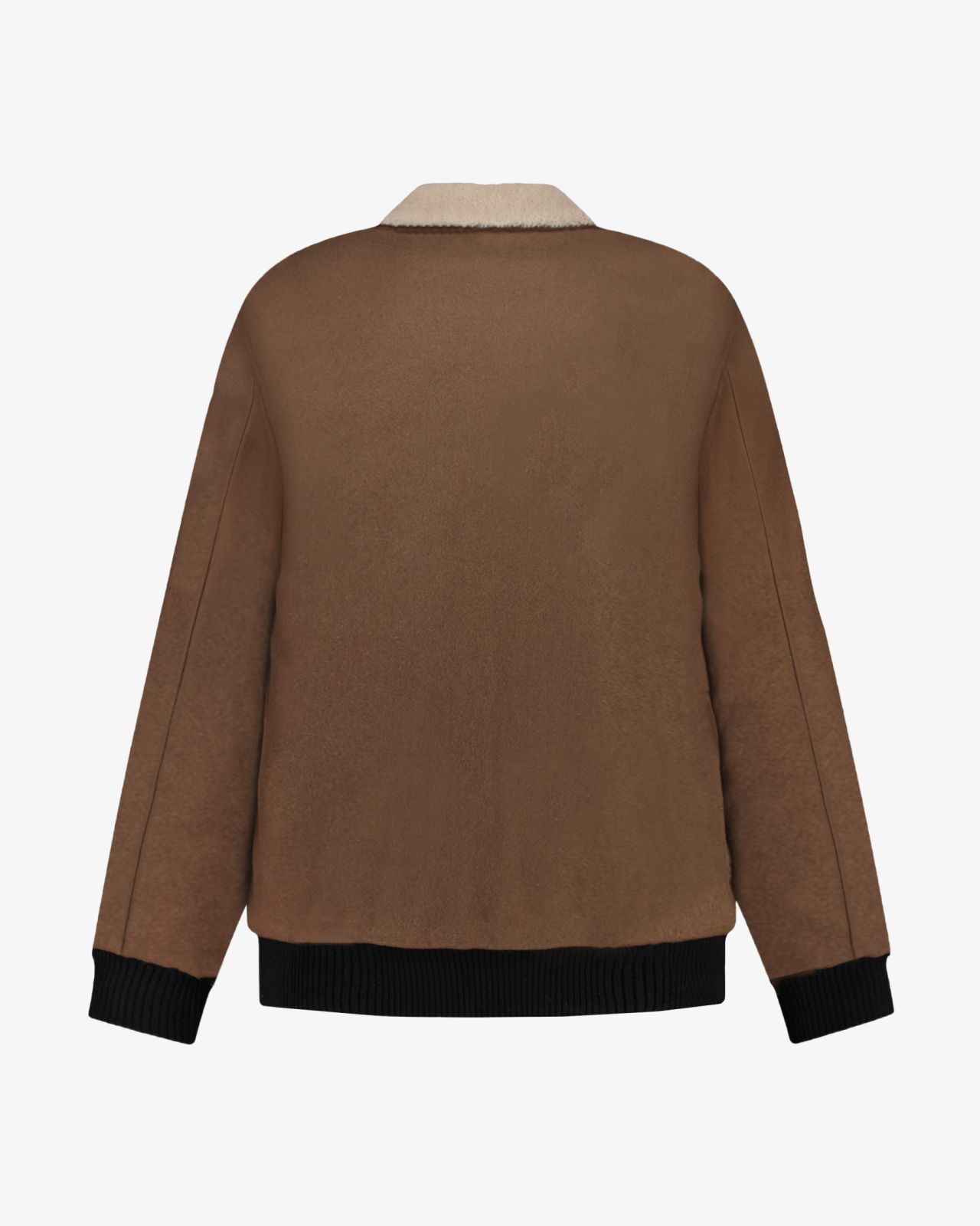 Blouson aviateur grande taille marron