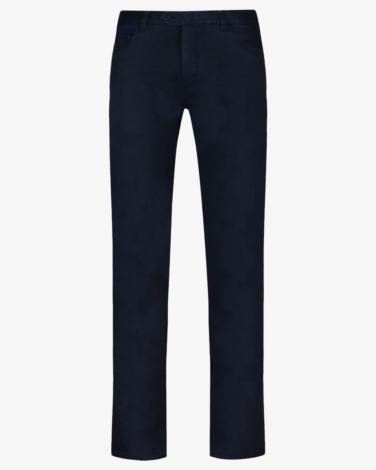 Pantalon chino grande taille armuré bleu marine