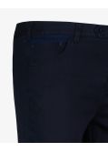 Pantalon chino grande taille armuré bleu marine