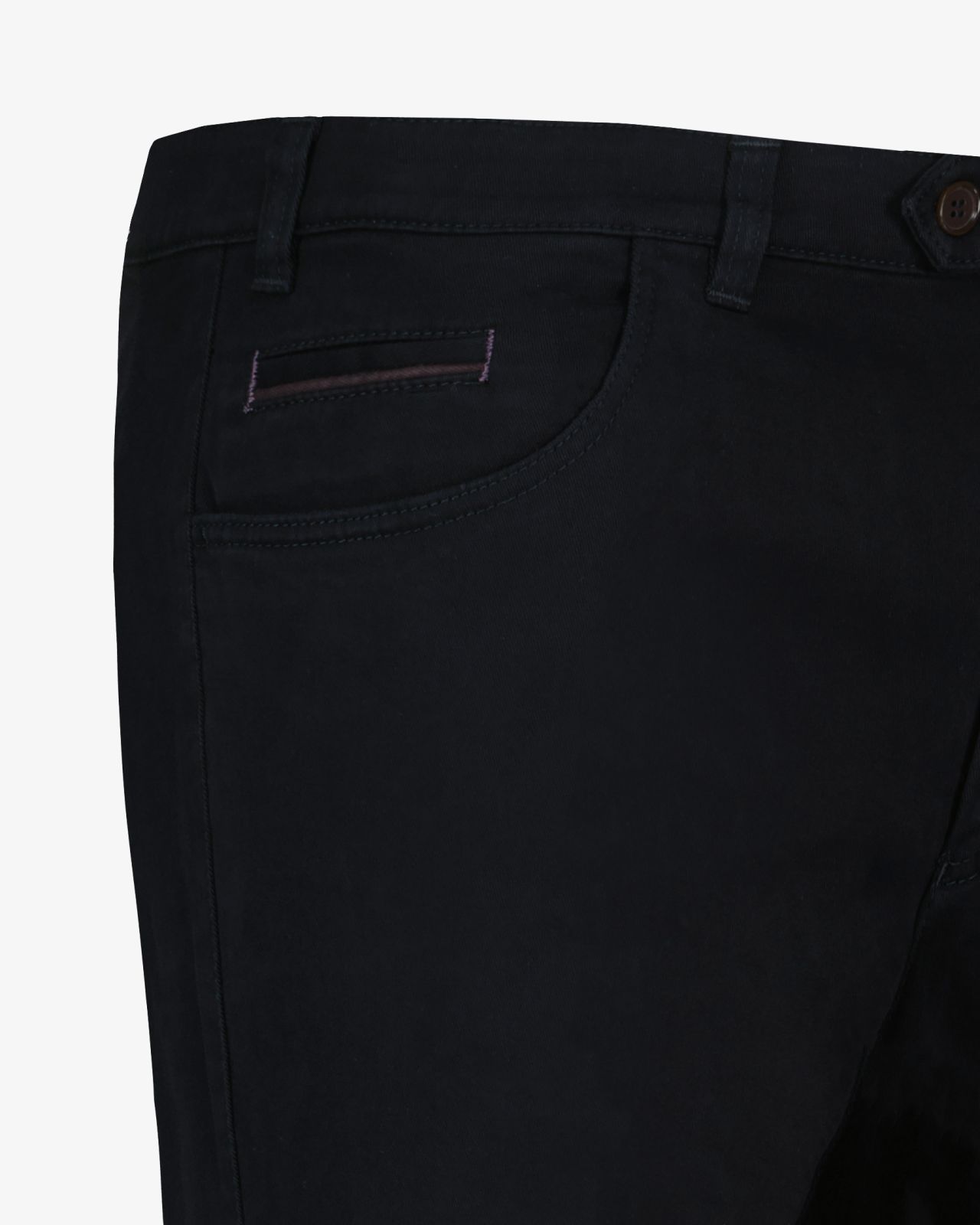 Pantalon chino grande taille twill noir
