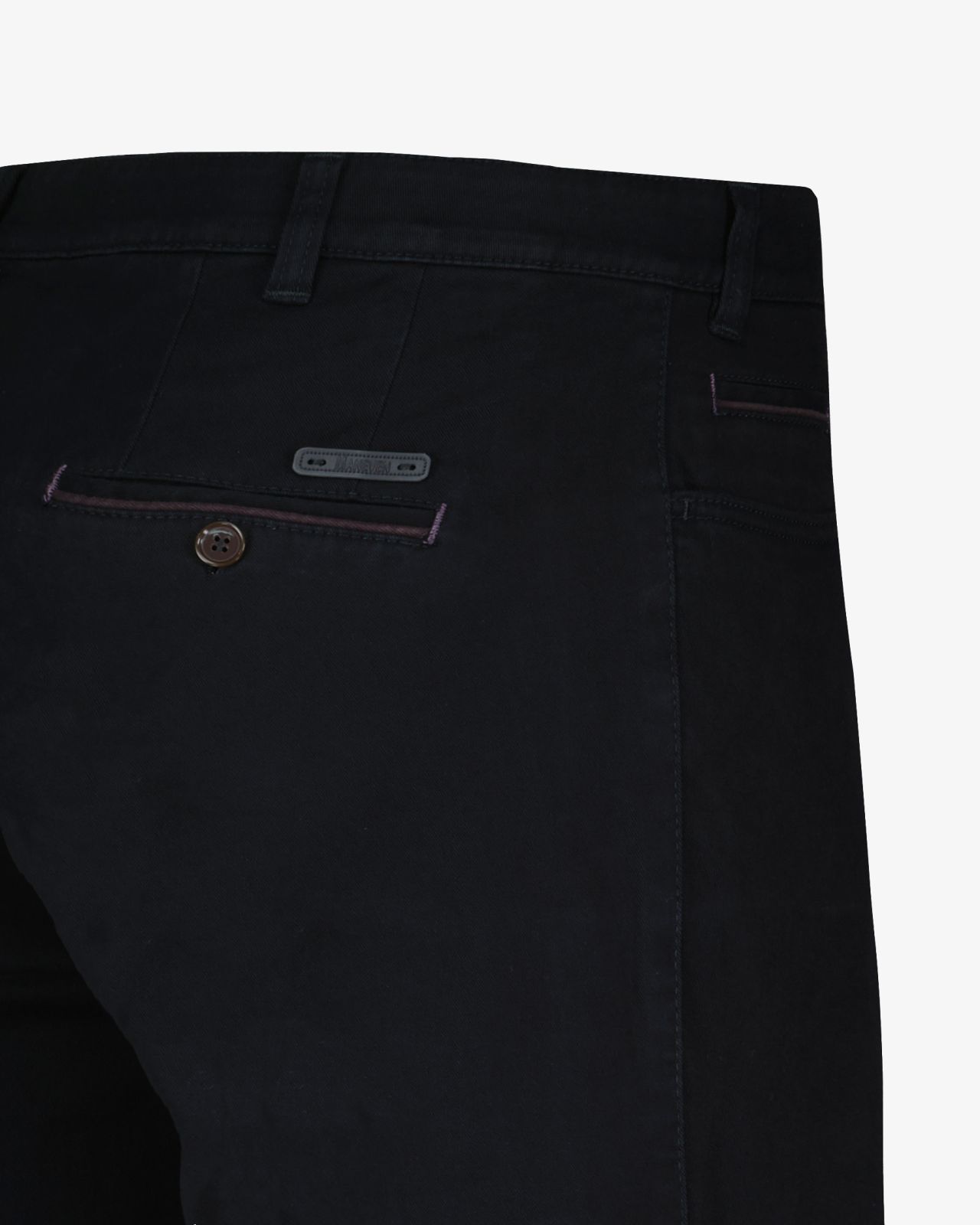 Pantalon chino grande taille twill noir