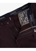 Pantalon chino grande taille twill bordeaux