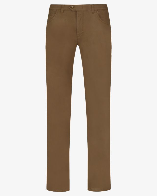 Pantalon chino grande taille twill camel